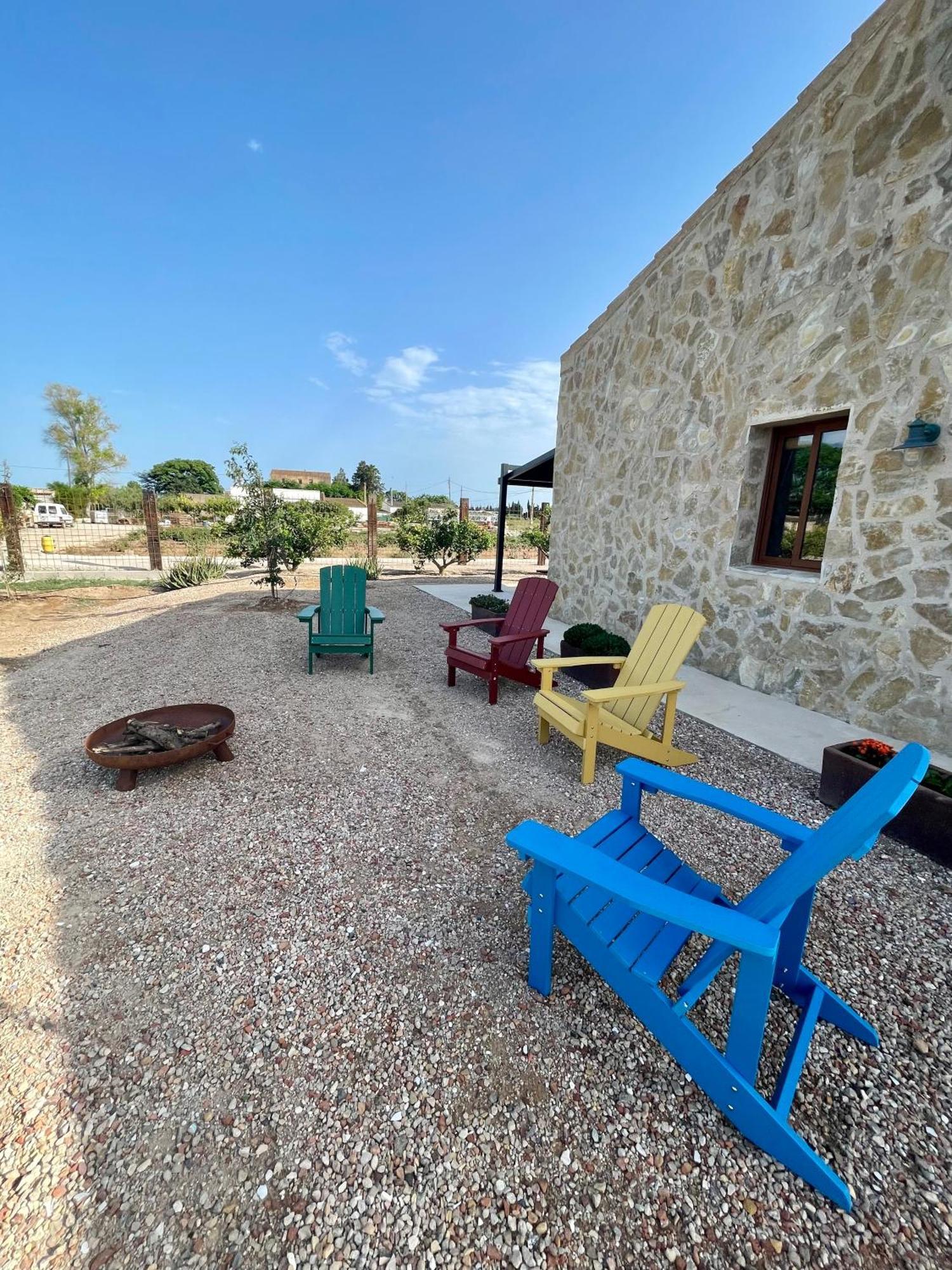 Villa Mas De Melonet Delta Del Ebro L'Aldea Exterior foto